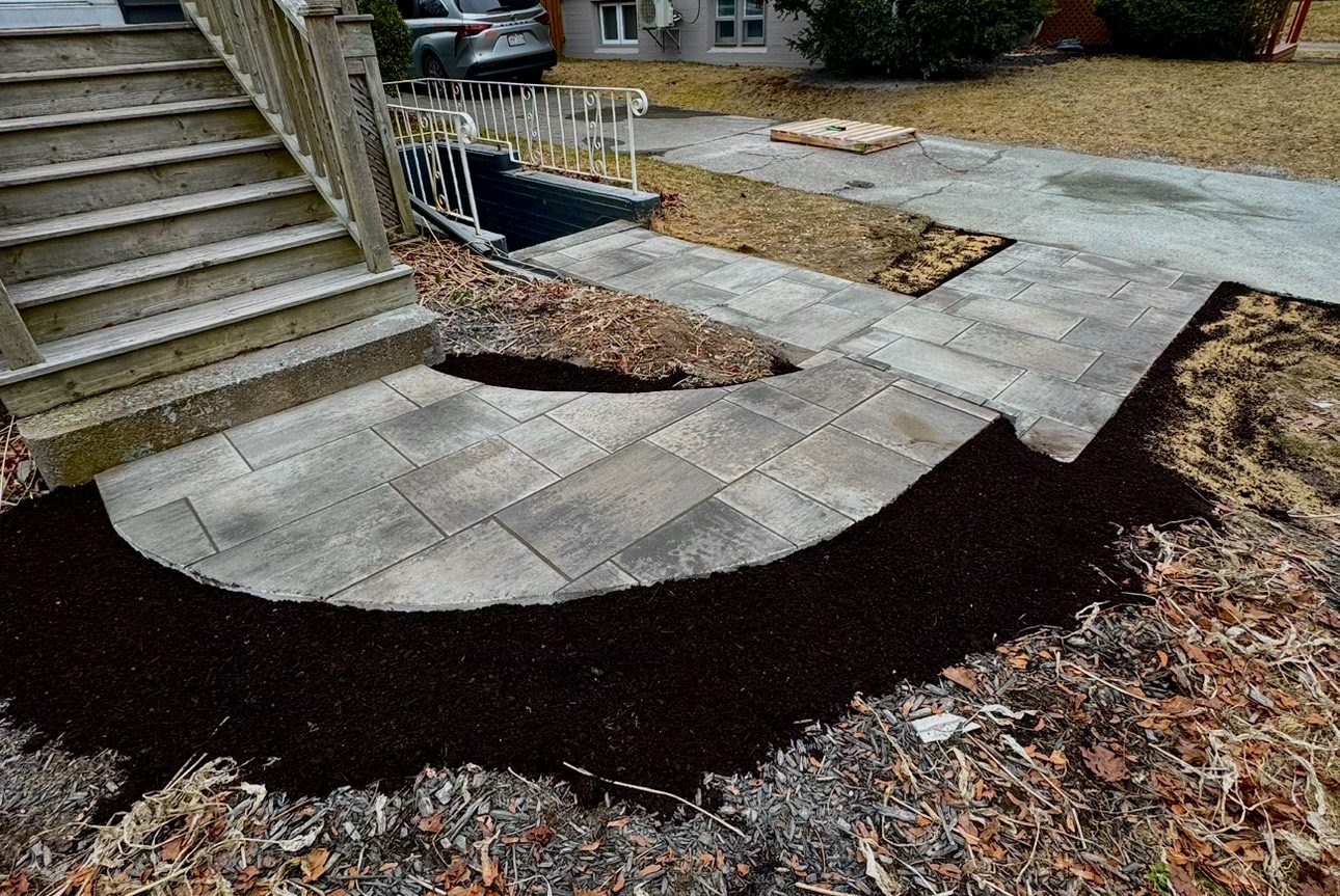 Property cleanup and fresh landscaping